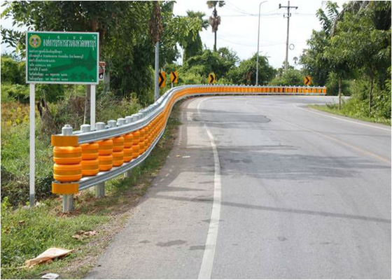 Good price रोलिंग सिस्टम प्लास्टिक सड़क यातायात रोलर सुरक्षा रेलिंग सुरक्षा रोलर बाधा ऑनलाइन