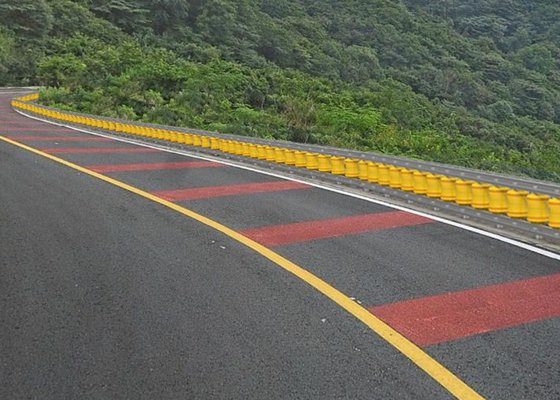 रोलिंग गार्ड रेल प्रणाली यातायात सुरक्षा ईवीए पीयू राजमार्ग रोडवे रोलर बाधाएं