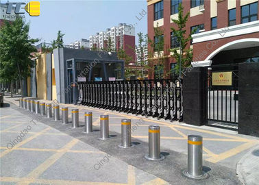 स्टेनलेस स्टील हाइड्रोलिक सिस्टम पार्किंग लॉट बोलार्ड वाटरप्रूफ