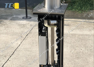 Good price लाल एलईडी लाइट के साथ स्टील हाइड्रोलिक बोलार्ड सिस्टम टेलीस्कोपिक सुरक्षा पोस्ट ऑनलाइन