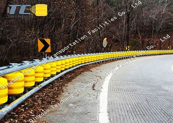 Good price AASHTO M180 हाईवे रोलर बैरियर EVA / PU रोलिंग रेलिंग बैरियर ऑनलाइन